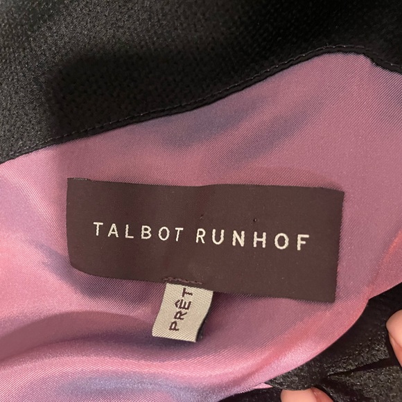 Talbot Runhof one shoulder black dress US10 - Picture 5 of 5